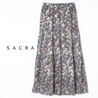 SACRA - sacra ペイズリーティアードスカート 36の通販 by s