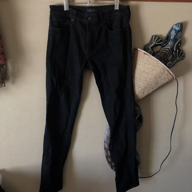 UNIQLO(ユニクロ)の【USED】UNIQLO JEANS 黒スキニーパンツ デニム 31(79cm) メンズのパンツ(デニム/ジーンズ)の商品写真