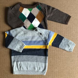 エイチアンドエム(H&M)のH&M 4-6m セーター　2点　セット(ニット/セーター)