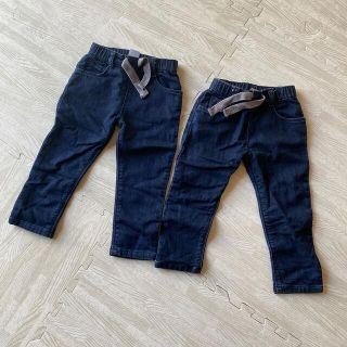 プチバトー(PETIT BATEAU)のジーンズ　2本セット(パンツ)