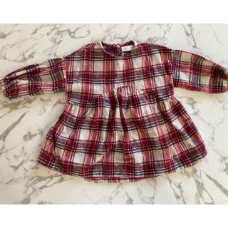 ザラキッズ(ZARA KIDS)のZARAキッズ　チェックワンピース(その他)