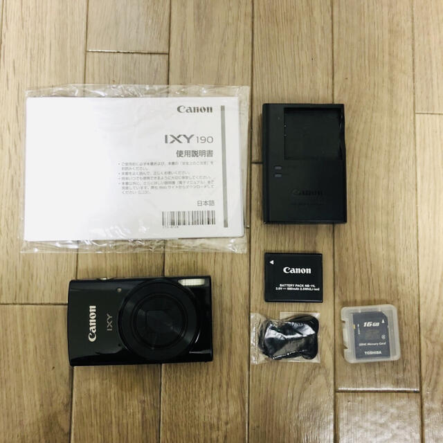 Canon - Canon IXY 190 BK SDカード(16GB)付きの通販 by 谷's shop