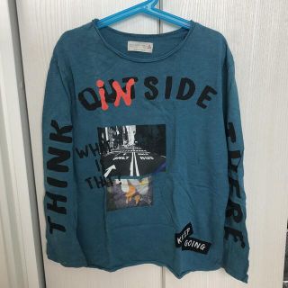 ザラキッズ(ZARA KIDS)のZARA プリントロンT128 ザラ(Tシャツ/カットソー)