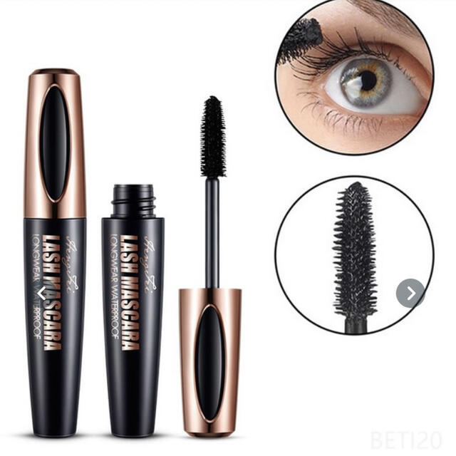 即出荷】 5D ウォータープルーフ マスカラ ブラック LASH MASCARA