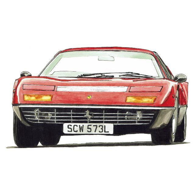 GC-392 FerrariF40/365GTB 限定版画サイン額装済作家平右ヱエンタメ/ホビー