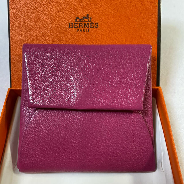 Hermes(エルメス)の正規品☆エルメス バスティア コインケース 小銭入れ □M刻印 レディースのファッション小物(コインケース)の商品写真