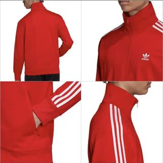 アディダス(adidas)のアディダスオリジナルス  トラックジャケット　メンズ　S レッド(ジャージ)