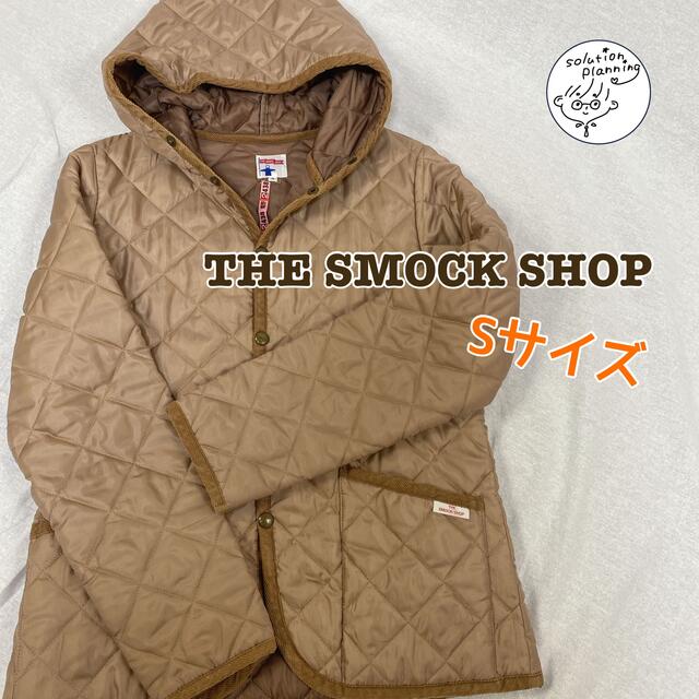 THE SMOCK SHOP(スモックショップ)の〚THE SMOCK SHOP〛美品 ベージュのパーカーキルティングジャケット レディースのジャケット/アウター(ナイロンジャケット)の商品写真