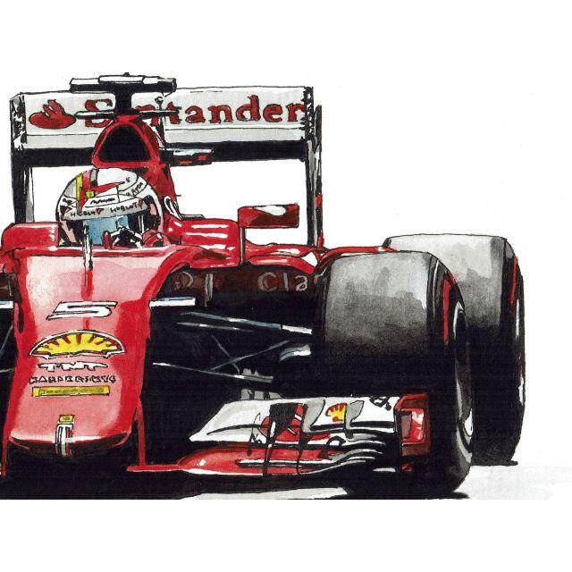 正規店仕入れの Ferrari - GC-395フェラーリF40/F1限定版画サイン額装済作家平右 F1