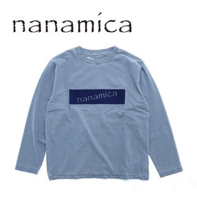 nanamica ナナミカ ロゴグラフィック ロングスリーブティー-