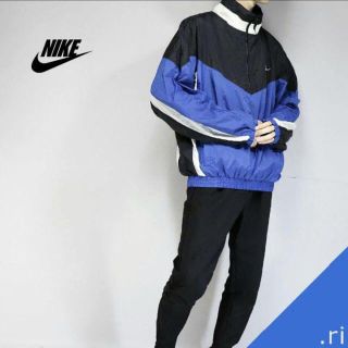 ナイキ(NIKE)のvintage ナイキ プルオーバー ナイロンジャケット L ビッグシルエット(ナイロンジャケット)