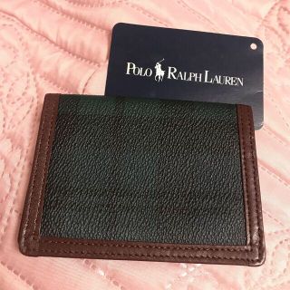 ポロラルフローレン(POLO RALPH LAUREN)のラルフローレン　ブラックウォッチ　カードケース　キーケース(名刺入れ/定期入れ)