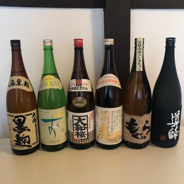 【芋焼酎飲み比べ1.8L 6本セット】A1＼送料無料でお得！／ 食品/飲料/酒の酒(焼酎)の商品写真