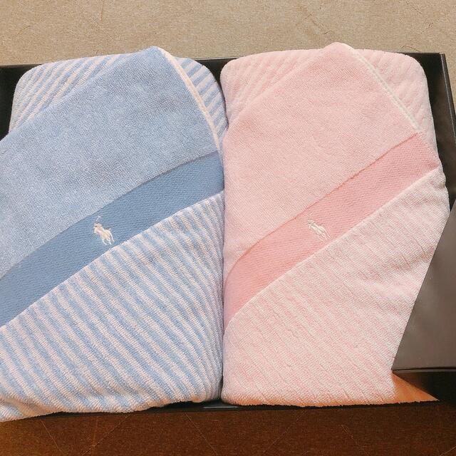 Ralph Lauren - 未使用◇ラルフローレン◇ペアのタオルケット 水色