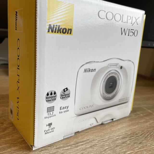 お得限定SALE Nikon WHITEの通販 by ちゅん｜ラクマ COOLPIX W150 在庫あ国産