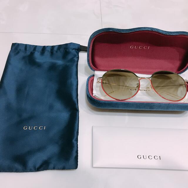 新品 GUCCI グッチ サングラス アイウェア ラウンドフレーム 希少 送料込