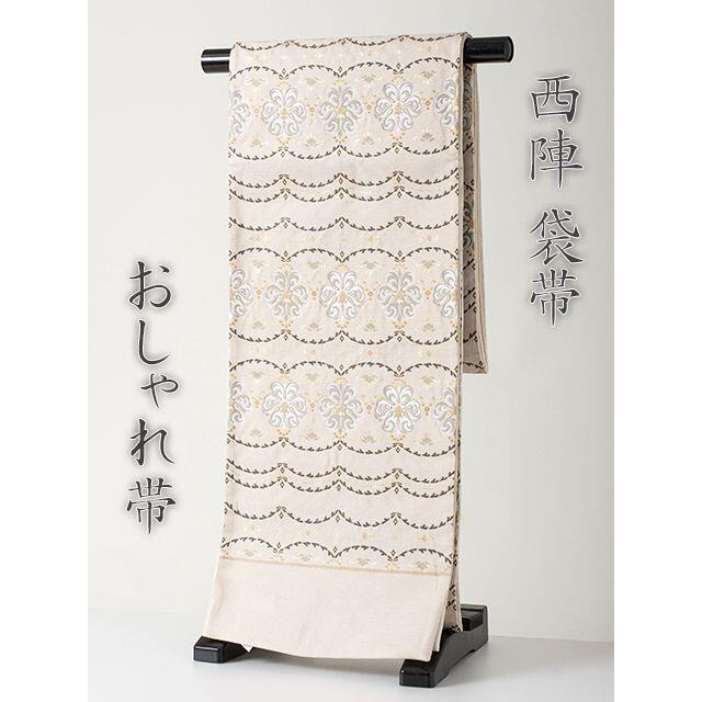 sumiko120jpの袋帯西陣織 おしゃれ袋帯 No.03 華紋調 正絹 仕立て込 新品 送料込