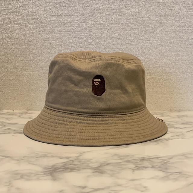 A BATHING APE(アベイシングエイプ)の【BAPE】 APE HEAD ONE POINT BUCKET HAT メンズの帽子(ハット)の商品写真