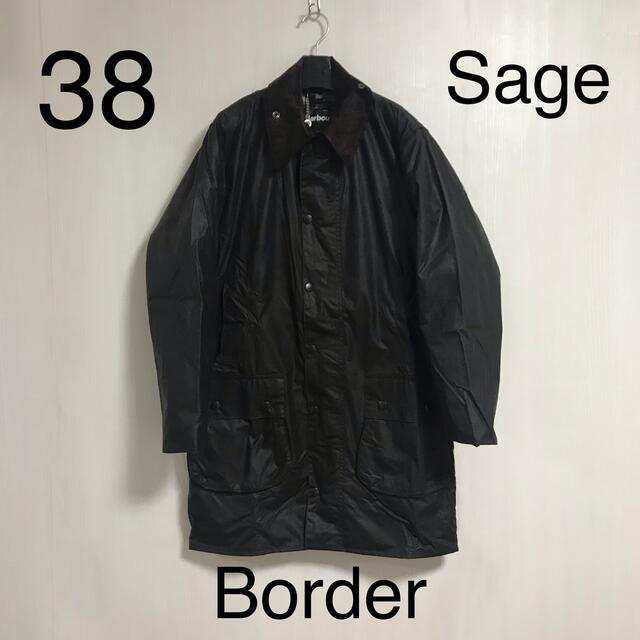 Barbour - 新品 Barbour Border Sage 38 バブアー ボーダー セージの ...