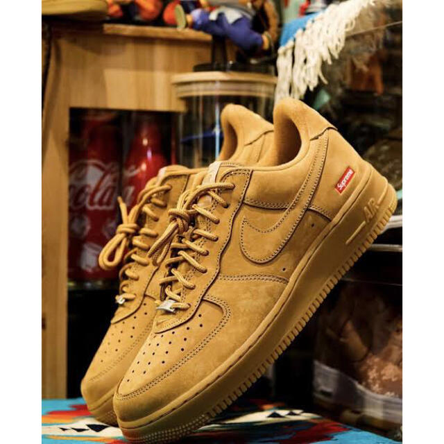 Supreme × Nike Air Force 1 Low ウィート 27cm