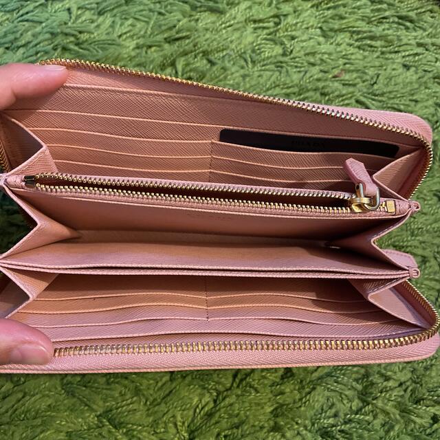 PRADA - 【新品】正規品PRADA プラダ 長財布 ピンク ジップファスナー