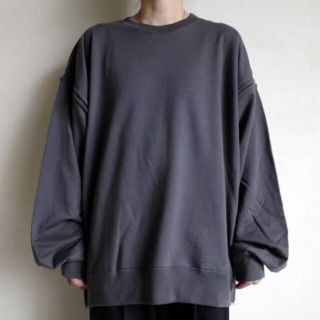 yoke OVERSIZED PIPPING SWEAT NAVY M