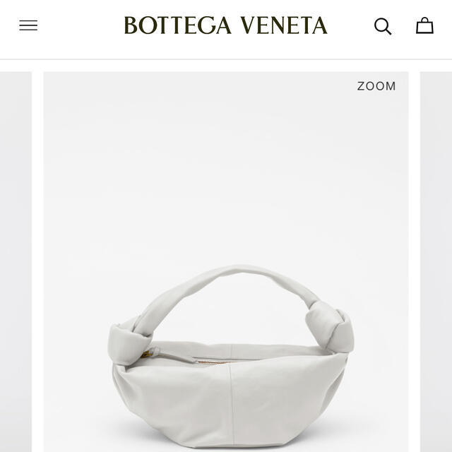 Bottega Veneta(ボッテガヴェネタ)の新品未使用　ボッテガべネタ　ミニバッグ　ホワイト レディースのバッグ(ハンドバッグ)の商品写真