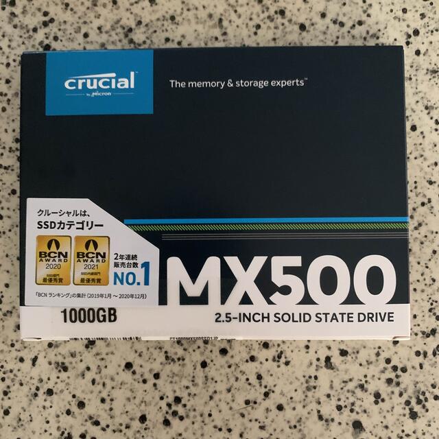 Crucial SSD 1000GB MX500 / 1TBPCパーツ