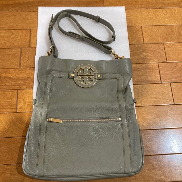 Tory Burch(トリーバーチ)のトリーバーチ　レザー　ショルダーバッグ　グリーン系 レディースのバッグ(ショルダーバッグ)の商品写真