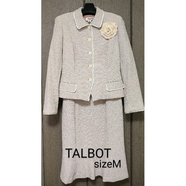 TALBOTS(タルボット)のピンクベージュ アンサンブルスーツ レディースのフォーマル/ドレス(スーツ)の商品写真