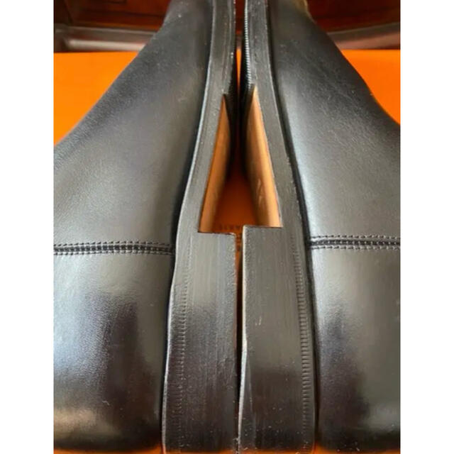 大得価大人気】 Hermes - HERMESジャンピングブーツ ロングブーツ 黒37