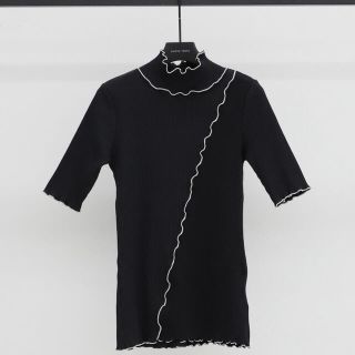 ユナイテッドアローズ(UNITED ARROWS)のバイカラーメロー 半袖 カットソー トップス(カットソー(半袖/袖なし))