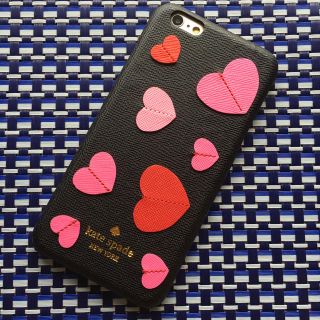 kate spade new york - iPhone6Plus 6sPlus ケイトスペード ハート 黒 ...