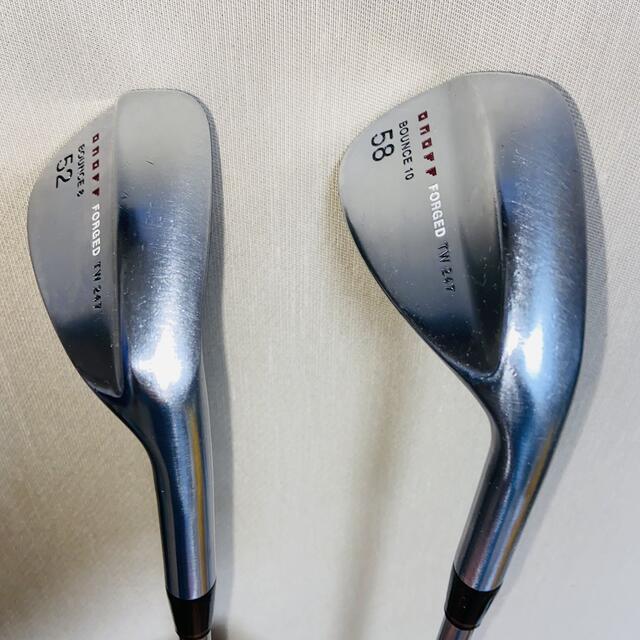 Onoff - 名器!オノフ 純鉄ウェッジ TW247 52/8 58/10 2本セット Onoff - 名器!オノフ 純鉄ウェッジ TW247 52/8 58/10 2本セット
