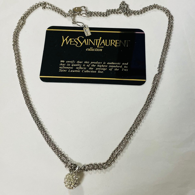 SAINT LAURENT サンローラン ピジョンモチーフネックレス 未使用
