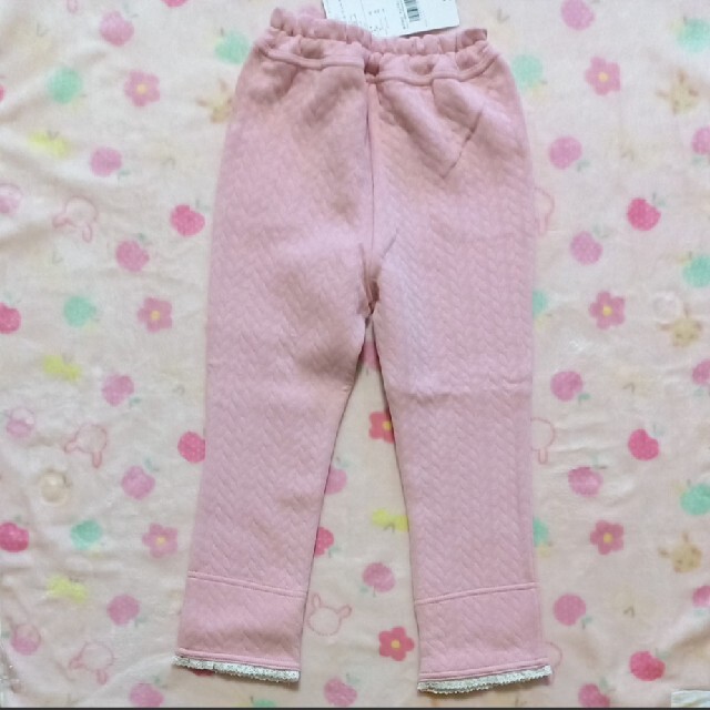 coeur a coeur(クーラクール)のキルトパンツ ピンク 100 キッズ/ベビー/マタニティのキッズ服女の子用(90cm~)(パンツ/スパッツ)の商品写真