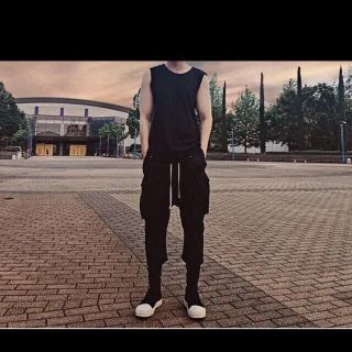 Rick owens 17ss walrus期 クロップドカーゴパンツ