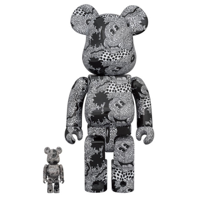 BE@RBRICK キース・ヘリング ミッキーマウス 100％ & 400％