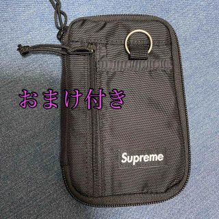 シュプリーム(Supreme)のsupreme 19FW スモール ジップ ポーチ "ブラック"(その他)