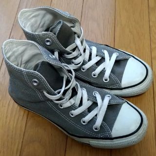 コンバース(CONVERSE)の23cm CANVAS ALL STAR HIグレー(スニーカー)