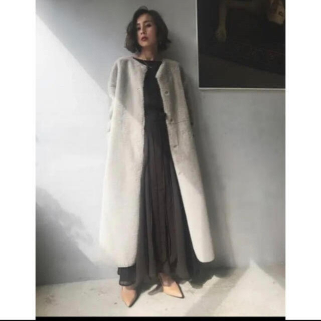 2WAY SOFT BOA LONGCOAT ムートン　ファー　コート