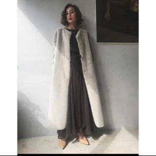 アメリヴィンテージ(Ameri VINTAGE)の 2WAY SOFT BOA LONGCOAT ムートン　ファー　コート(ムートンコート)