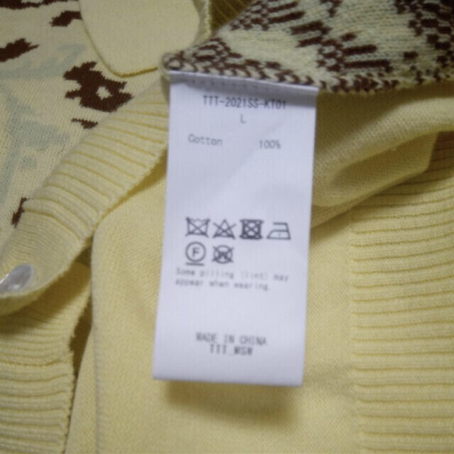 Jieda(ジエダ)のTTT MSW 21SS  Persia knit polo Lサイズ メンズのトップス(ニット/セーター)の商品写真