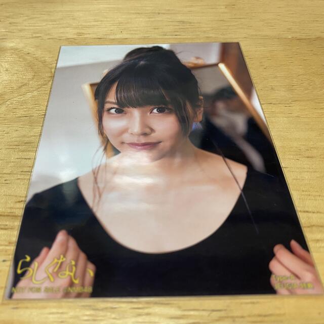 NMB48(エヌエムビーフォーティーエイト)のNMB48 白間美瑠 生写真 らしくない 店舗特典 JEAGIA エンタメ/ホビーのタレントグッズ(アイドルグッズ)の商品写真