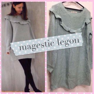 マジェスティックレゴン(MAJESTIC LEGON)のマジェ❤ニットワンピ(ミニワンピース)