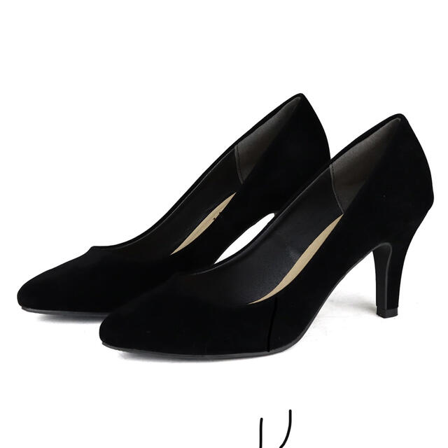 パンプス　ハイヒール　BLACKスムース レディースの靴/シューズ(ハイヒール/パンプス)の商品写真