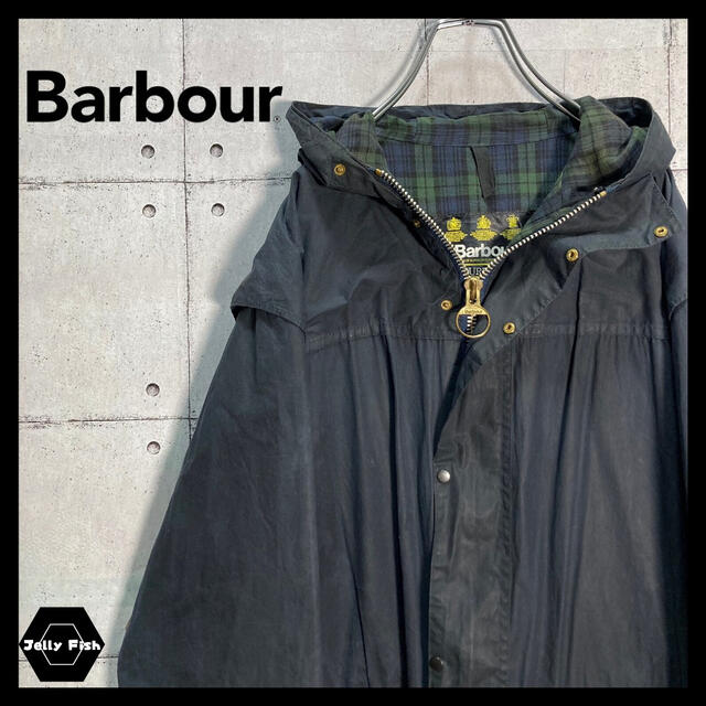 Barbour(バーブァー)の【希少】90s Barbour オイルドジャケット DURHAM イングランド製 メンズのジャケット/アウター(マウンテンパーカー)の商品写真