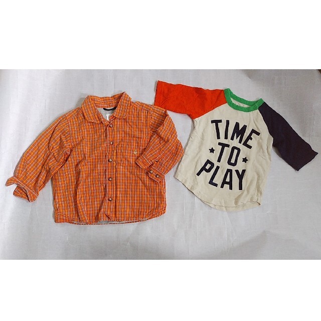 babyGAP(ベビーギャップ)のbabyGAP　サイズ90 トップス　2点セット キッズ/ベビー/マタニティのキッズ服男の子用(90cm~)(Tシャツ/カットソー)の商品写真