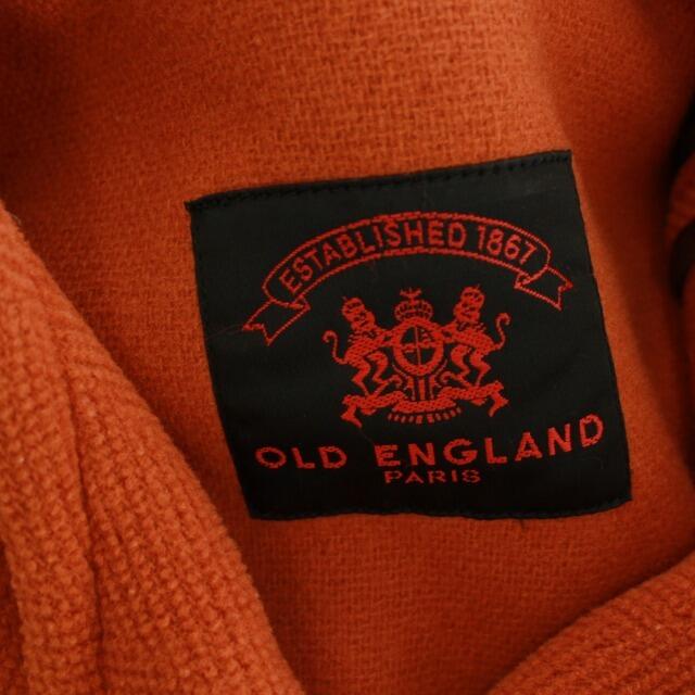 OLD ENGLAND(オールドイングランド)のオールドイングランド ダッフルコート フード ウール L オレンジ レディースのジャケット/アウター(ダッフルコート)の商品写真