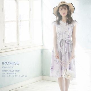 【最終値下げ】tocco closet フラワーワンピースiromiseイロミス(ロングワンピース/マキシワンピース)